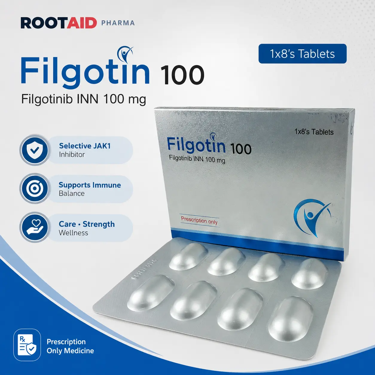 Filgotinib 100 mg (Filgotin) Tablets