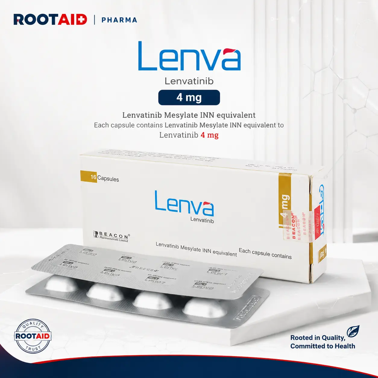 Lenva 4 mg (Lenvatinib) Capsules