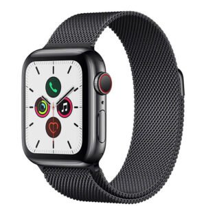 apple watch series 5 black milanese